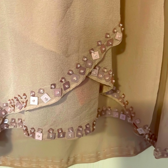 100% Silk Cowl Neck Blouse - Picture 4 of 10